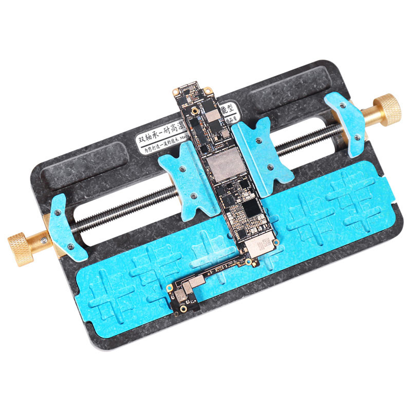 HYY-YY Universal Fixture High Temperature Phone PCB Ic Chip Motherboard Jig Board Holder Maintenance Repair Mold Tool for Soldering Chip Positioning Platform Circuit Board Drill Bits 